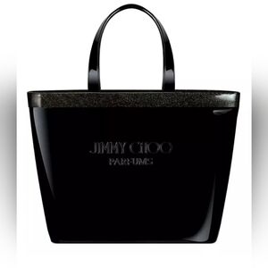 Jimmy  Choo Parfums Black Patent Sparkly tote limited edition
